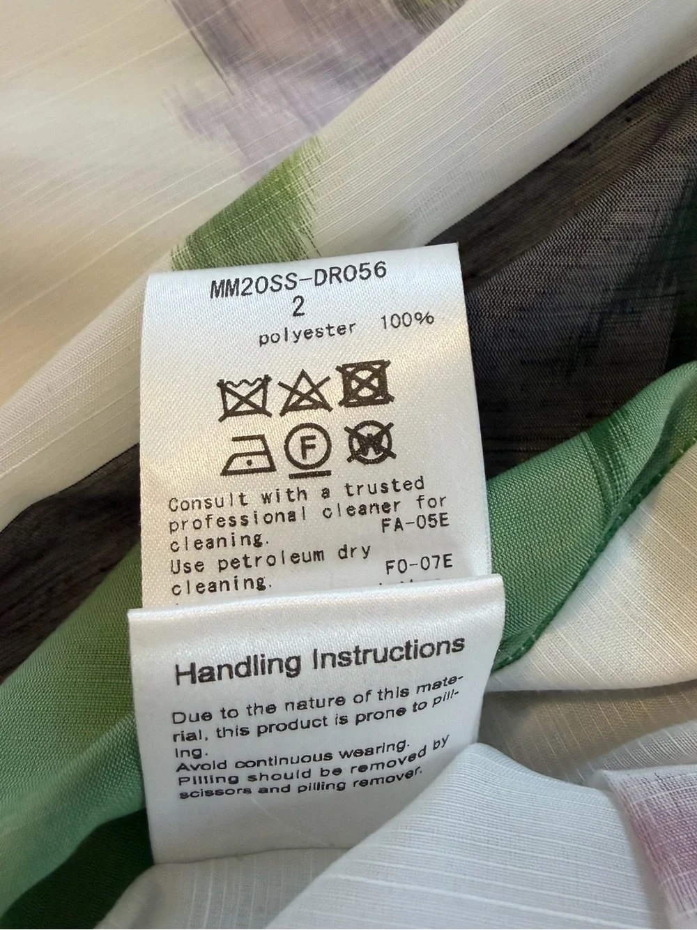 Mame Kurogouchi Sheer Floral Button Front Dress Size 2 - Picture 10 of 15